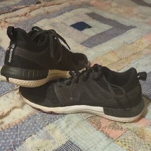 Reebok Black and White Athletic Shoes Womens